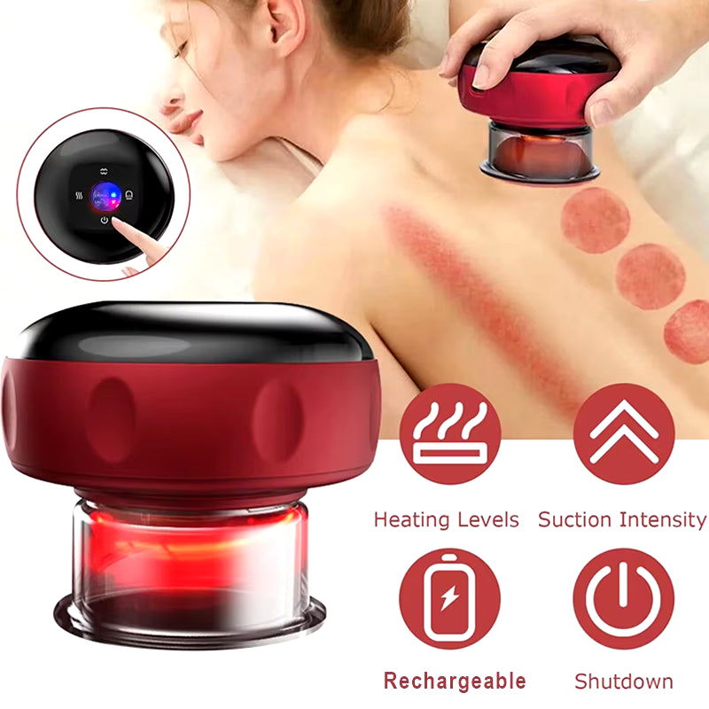 Smart Electric Vacuum Cupping Heating Suction Cup